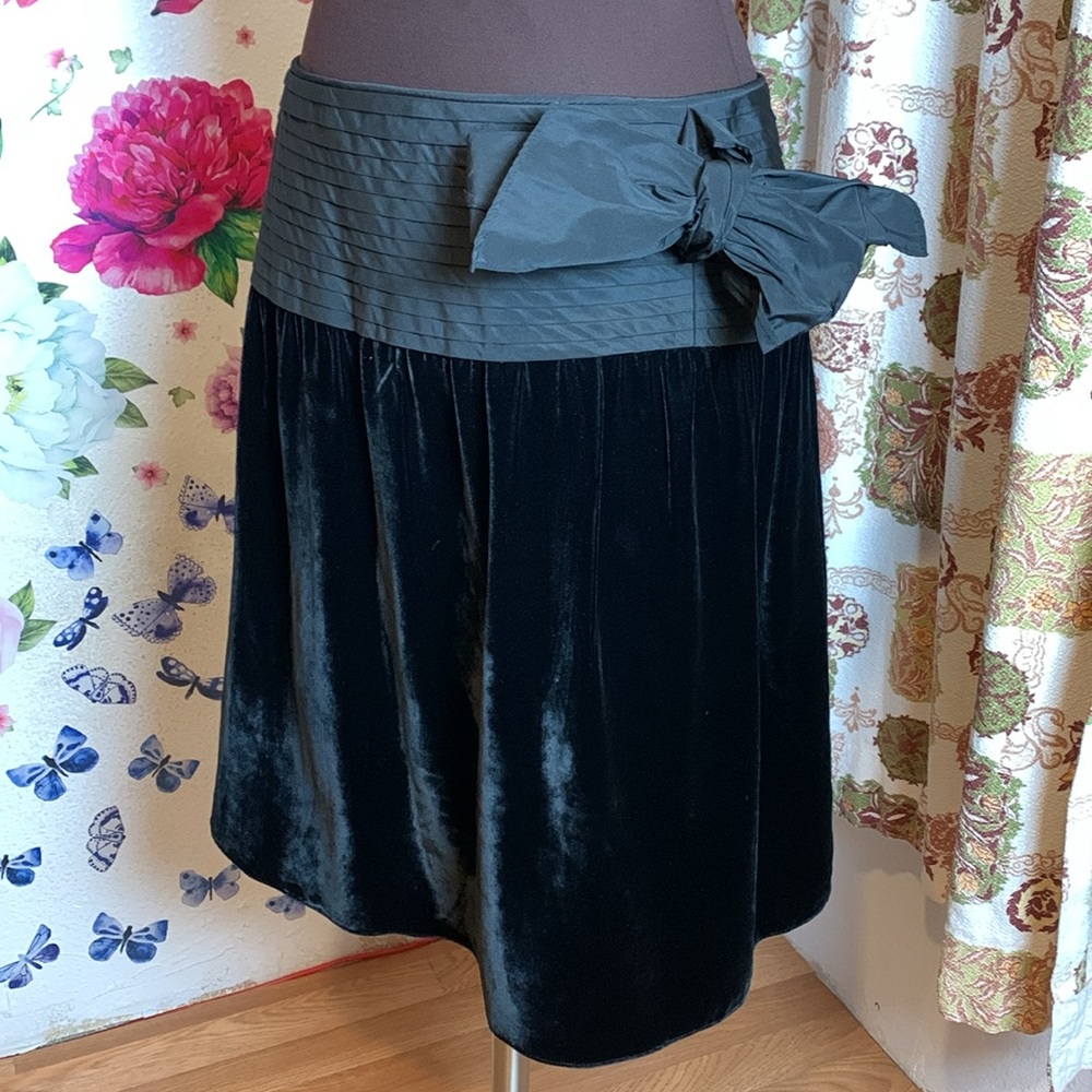 Etcetera, Luxurious Solid Black Velvet Whimsy Got… - image 2